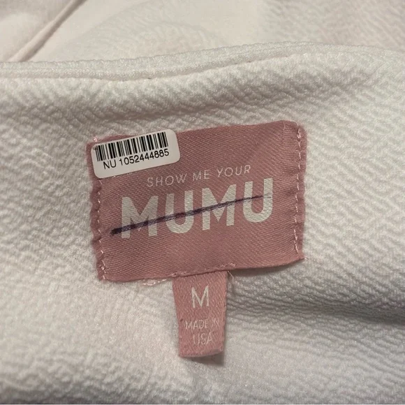 Show me your MuMu Gidget Bodysuit White Size Medium - Picture 13 of 13